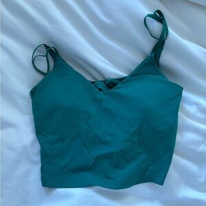 lululemon athletica Teal Crop Top